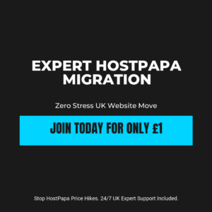 Professional WordPress Technical Support for a Complete Website, Email, DNS Migration, and Domain Transfer Service From HostPapa to WordPress Hosting UK