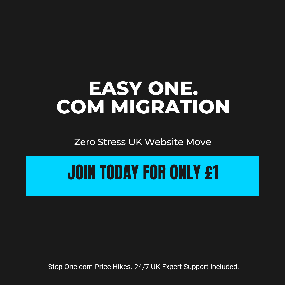 A Comprehensive Website, Email, DNS Migration, and Domain Transfer Service From One.com to WordPress Hosting UK Backed by Expert WordPress Technical Support